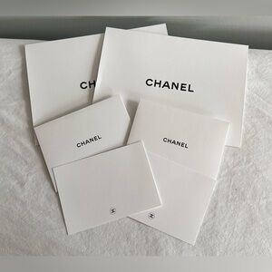 Chanel blank cards and envelopes.
